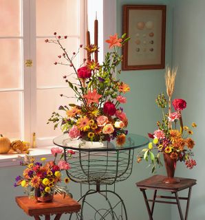 Fall mixed flowers