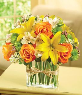 Fields of Europe in Rectangle Vase