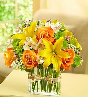 Fields of Europe in Rectangle Vase 