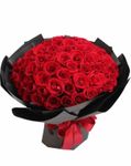 Bouquet of 50 red roses 