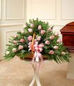 Pink Rose Fireside Basket Pink Rose Fireside Basket