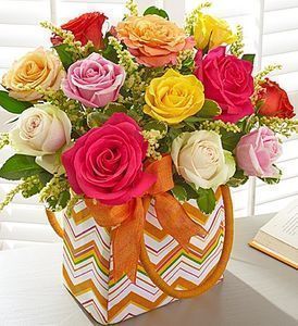Autum Rose Gift Basket 