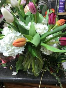 Mixed Tulips Arrangement