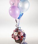 Flowers and balloons Flowers and balloons