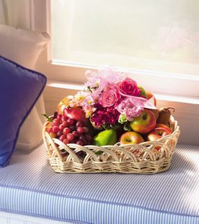 Fruit Basket and flower
