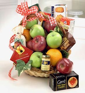 Fruit & Gourmet Basket for Sympathy 