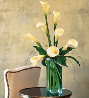 Funeral Flower Bouquets White Callas Flowers