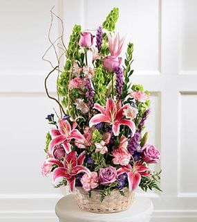 Funeral flowers All Things Bright  Arrangement