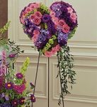 Graceful Tribute Heart Flowers