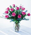 Hot Pink Rose Arrangement