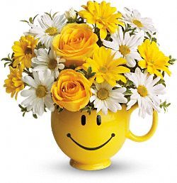 Irving florist Be Happy Bouquet Flowers T43-1A