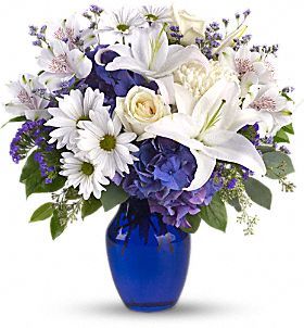 Irving Florist Beautiful in Blue T209-3A