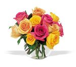 Irving Florist TF68-3 - Color Rose Bowl