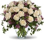 Irving Florist Two white dozen  roses 