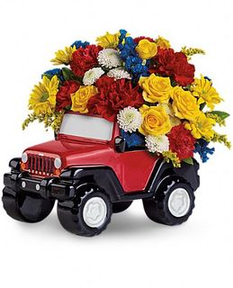 Jeep 4/4 flowers