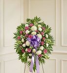 Lavender and White Standing Spray 