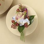 Lavender Rose, Tulip & Hydrangea Boutonniere  Lavender Rose, Tulip & Hydrangea Boutonniere