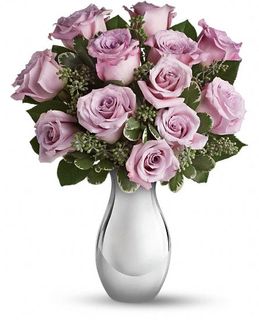 Lavender Roses and Moonlight Bouquet