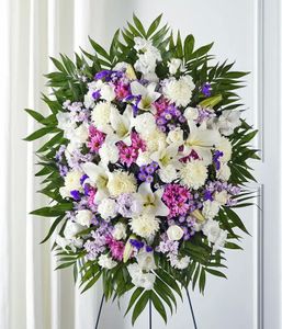 Lavender & White Standing Spray