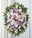 Lavender & White Standing Spray