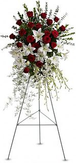 Lily and Rose Tribute Spray