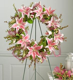 Lily  Wreath 