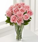 Long Stem Pink Rose Bouquet Long Stem Pink Rose Bouquet