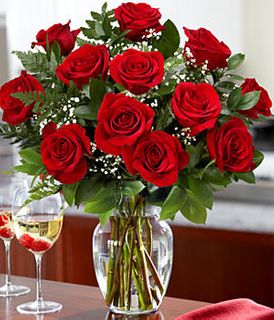 Long Stem Red Roses 