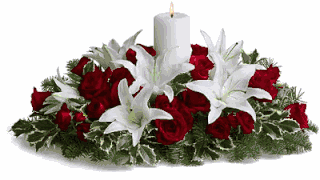 Luminous Lilies Centerpiece