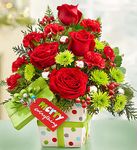 Merry Everything" Present Bouquet Merry Everything" Present Bouquet