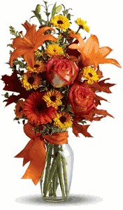 mix of fresh flowers 