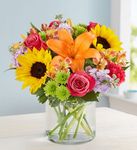 Mixed Bouquet Orange Flower With rose