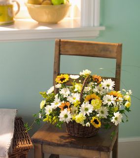 Mixed flowers Basket 