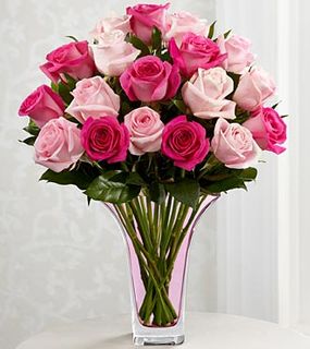 Mixed Pink Rose Bouquet 