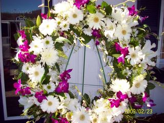 Mixed White and Purple flower Sympathy