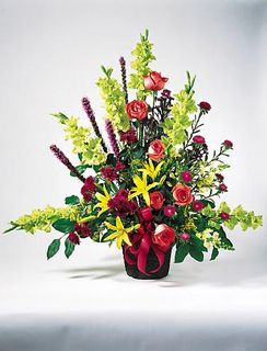 Multicolor In Mache Flower Sympathy