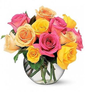 multicolored-rose-bowl