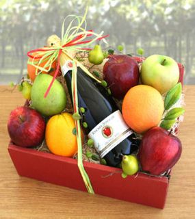 Organic Sparkler Gift Basket