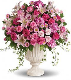 Passionate Pink Garden Arrangement T192-1A 