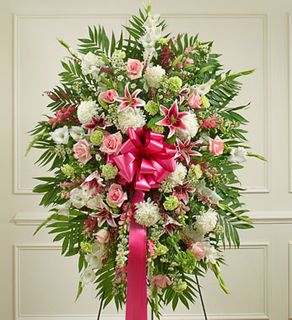 Pastel Sympathy Standing Spray 