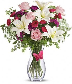 Pink Butterfly Bouquet Flowers