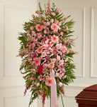 Pink Sympathy Standing Spray 