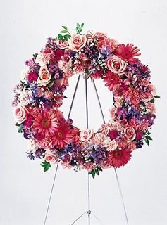 Pink Wreath Sympathy