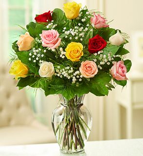 Premium Long Stem Assorted Roses 