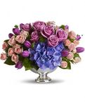Purple Elegance Centerpiece Flowers Purple Elegance Centerpiece Flowers