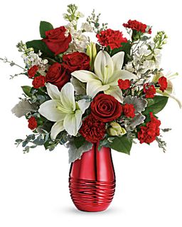 Radiantly Rouge Bouquet-new
