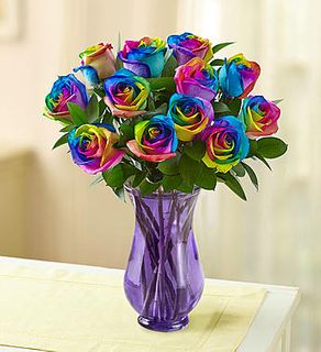 Rainbow Rose Color  out stock