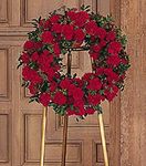 Red Regards Wreath