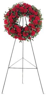 Red Regards Wreath