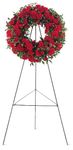 Red Regards Wreath